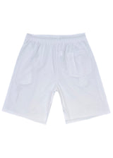 Ανδρική βερμούδα GUF - XY-6082B - sportteam logo athletic regular shorts λευκό