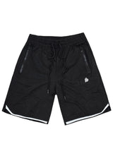 Ανδρική βερμούδα GUF - XY-6087B - los santos logo athletic regular shorts μαύρο