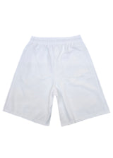 Ανδρική βερμούδα GUF - XY-6088B - original NY city logo athletic regular shorts λευκή