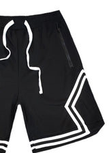 GUF CLOTHING Ανδρική βερμούδα μαύρη XY-6113-black