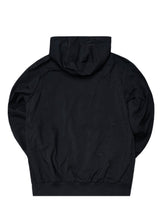 Ανδρικό ελαφρύ αντιανεμικό μπουφάν με κουκούλα - GUF - XY-8013 - lightwearing jacket slim fit jacket μαύρο