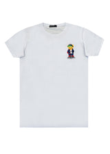 Κοντομάνικη μπλούζα GUF - YHM-1067- slim fit strong storm for captains λευκό