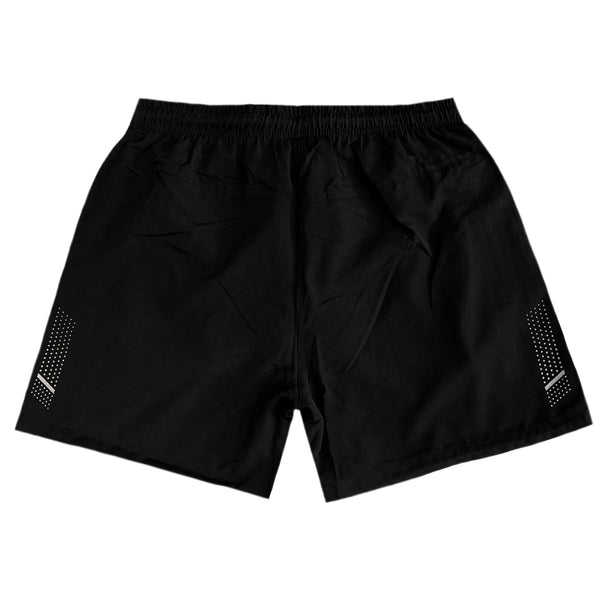 5 EVEN STAR - YHM 915 - incon swim shorts - black