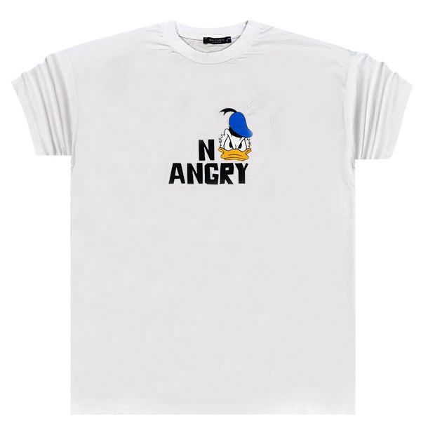 ICON D2 - Z-1067 - Oversized no angry tee - white