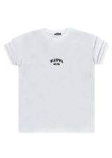 Κοντομάνικη μπλούζα GUF - Z-1086 - regular mariposa gang logo λευκό