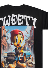 Κοντομάνικη μπλούζα GUF - Z-1096 - regular fit μαύρο