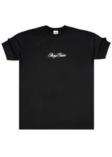 Κοντομάνικη μπλούζα GUF - Z-1208 -always forever regular fit tee μαύρο