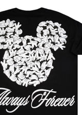 Κοντομάνικη μπλούζα GUF - Z-1208 -always forever regular fit tee μαύρο