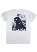 Κοντομάνικη μπλούζα GUF - Z-1211 - gangsta regular fit tee λευκό