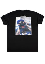 Κοντομάνικη μπλούζα GUF - Z-1211 - gangsta regular fit tee μαύρο