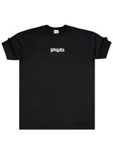 Κοντομάνικη μπλούζα GUF - Z-1211 - gangsta regular fit tee μαύρο