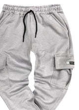 Ανδρική φόρμα Tony couper - F25/2 - long patch cargo logo γκρι