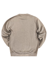 Ανδρικό φούτερ Henry clothing -3-669-hoodie small round logo μπεζ