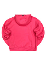 Ανδρικό φούτερ με κουκούλα Vinyl art clothing - 55412-03 - με κέντημα needle craft logo hoodie ροζ