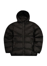 Ανδρικό μπουφάν με κουκούλα GUF - R2019 - arrow puffer μαύρο