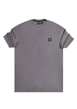 Κοντομάνικη μπλούζα Vinyl art clothing - 89420-09 - signature bear oversized fit γκρι