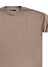 Ανδρική κοντομάνικη μπλούζα Henry clothing - 9-030 - simple oversized καφέ