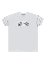 Κοντομάνικη μπλούζα GUF - Z-1091 - regular fit λευκό