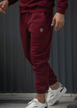HENRY CLOTHING - Ανδρική φόρμα με κέντημα H logo - Burgundy 6-801