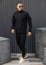 Ανδρική υφασμάτινη ζακέτα Henry clothing - 3-772 - black