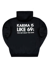 CLOSE SOCIETY Ανδρικό φούτερ με κουκούλα Karma -Μαύρη CLHD27-100