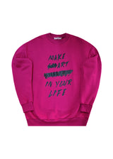 Ανδρικό μακρυμάνικο φούτερ Tony couper-S/0-25/2-magenta Art