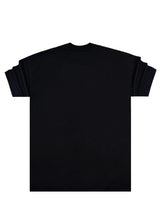 Tony couper Ανδρική κοντομάνικη μπλούζα μαύρη Black Cube T26/18-black