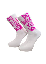 V-tex socks what you want - white/Fuchsia