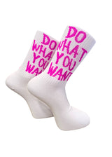 V-tex socks what you want - white/Fuchsia