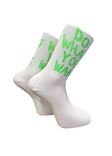 V-tex socks what you want - white/green