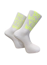 V-tex socks what you want - white/yellow