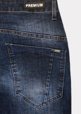 DAMAGED JEANS - Ανδρικό τζιν παντελόνι regular fit - Denim ZR11A