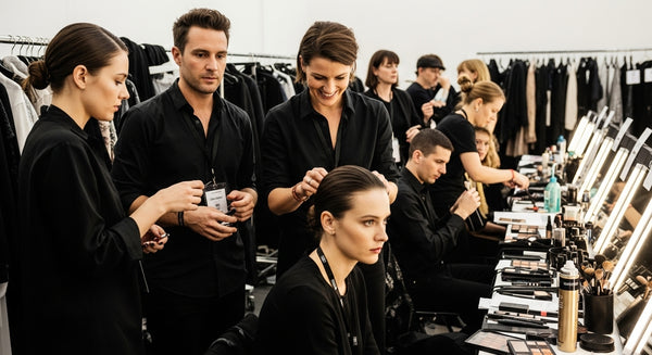 fashion week backstage