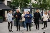 hoodies, urban style, diverse people