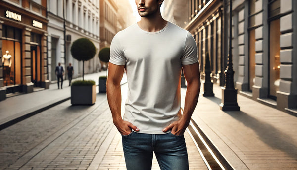 Λευκά t shirt ανδρικά- Ταιριάζουν με τα πάντα