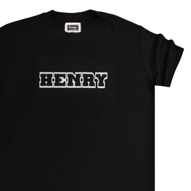 Henry clothing - 0-100 - spring tee - black