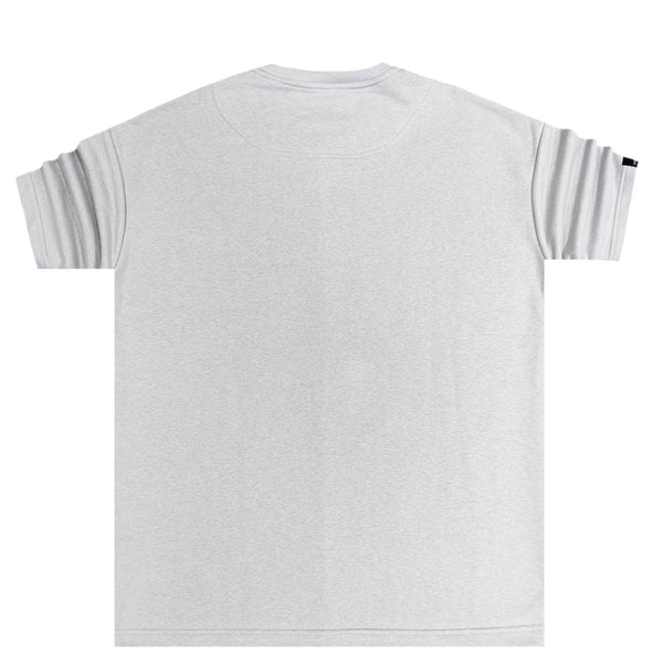 Henry clothing - 0-300 - simple monochrome patch tee - ice