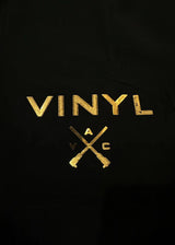 Ανδρικό μαγιό Vinyl Art Clothing - 00254-01 - gold logo midi swim boxer μαύρο