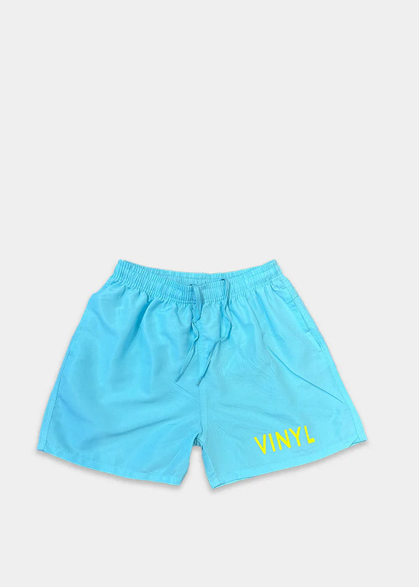 Ανδρικό μαγιό Vinyl Art Clothing - 00631-24 - minimal logo midi swim boxer γαλάζιο