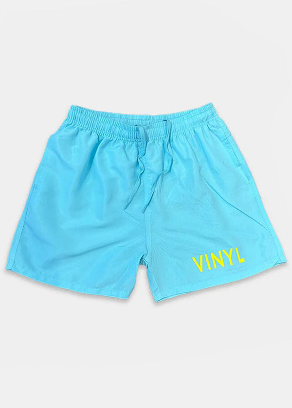 Ανδρικό μαγιό Vinyl Art Clothing - 00631-24 - minimal logo midi swim boxer γαλάζιο