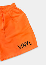 Ανδρικό μαγιό Vinyl Art Clothing - 00631-27 - minimal logo midi swim boxer πορτοκαλί