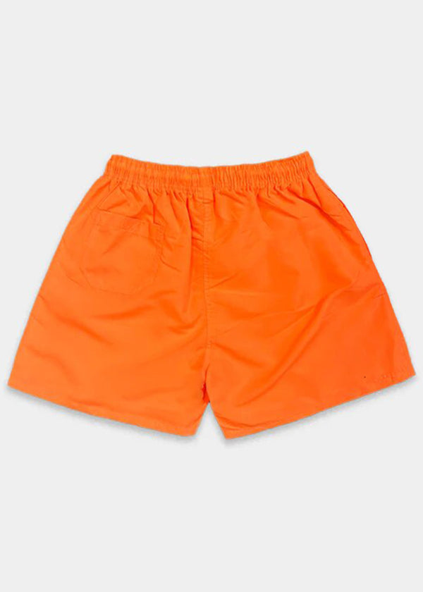 Ανδρικό μαγιό Vinyl Art Clothing - 00631-27 - minimal logo midi swim boxer πορτοκαλί