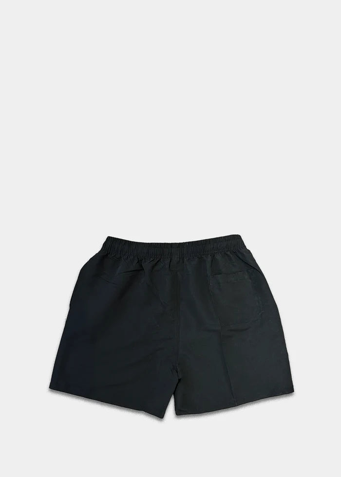 Ανδρικό μαγιό Vinyl Art Clothing - 00965-01 - side logo midi swim boxer μαύρο