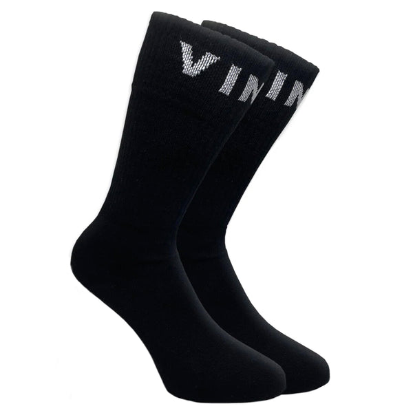 Μακριές Κάλτσες Vinyl art clothing - 01041-12-ONE - logo socks one pair μαύρο