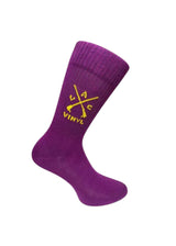 Μακριές Κάλτσες Vinyl art clothing - 02030-22-ONE - logo socks one pair μωβ