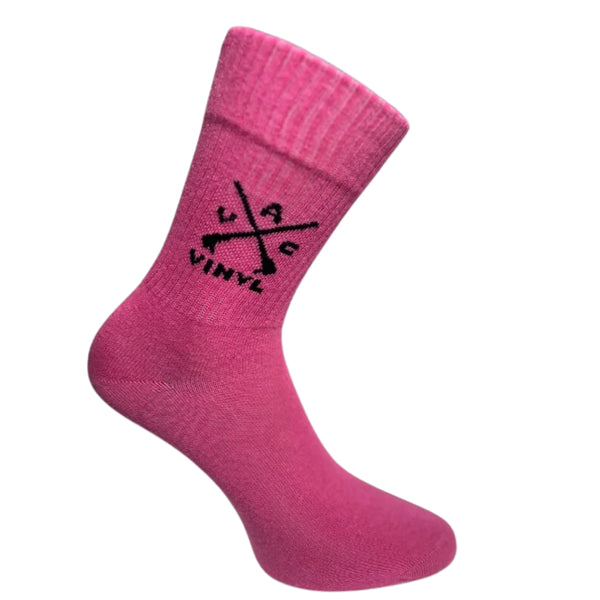 Μακριές Κάλτσες Vinyl art clothing - 02030-36-ONE - logo socks one pair φούξια