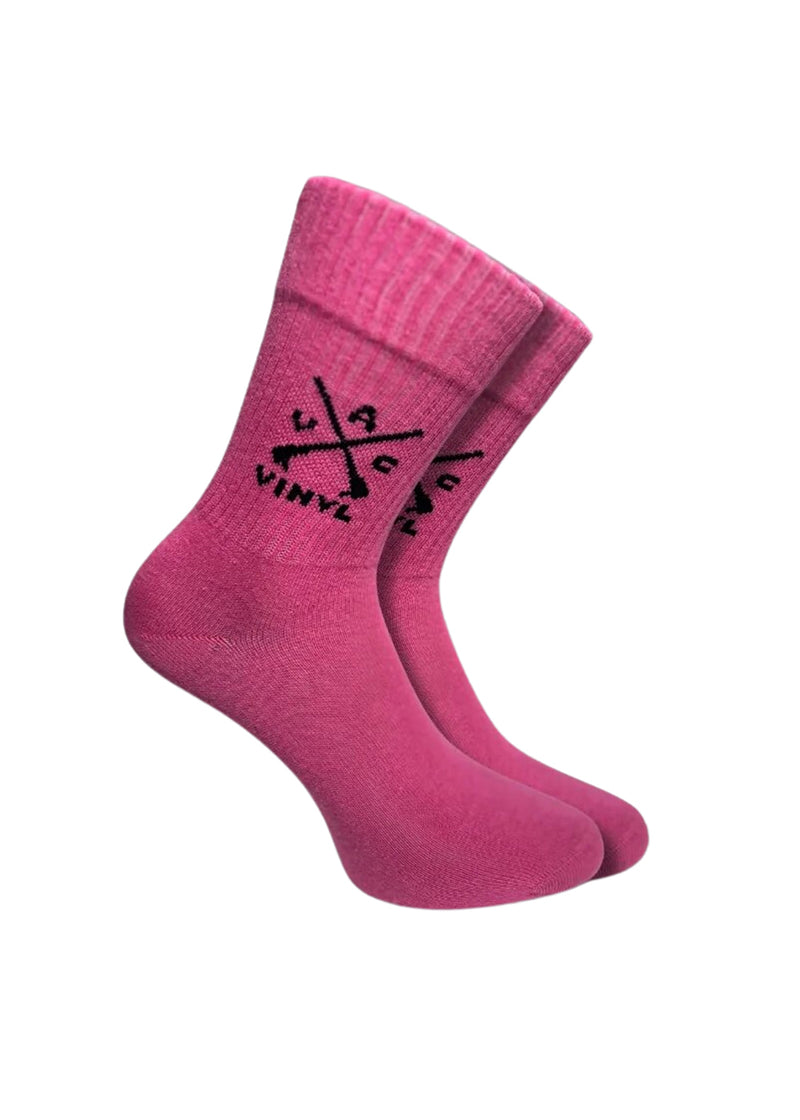 Μακριές Κάλτσες Vinyl art clothing - 02030-36-ONE - logo socks one pair φούξια