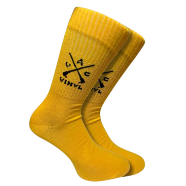 Μακριές Κάλτσες Vinyl art clothing - 02030-99-ONE - logo socks one pair κίτρινο