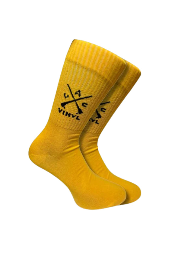 Μακριές Κάλτσες Vinyl art clothing - 02030-99-ONE - logo socks one pair κίτρινο