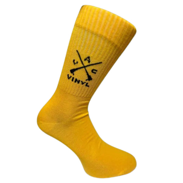 Μακριές Κάλτσες Vinyl art clothing - 02030-99-ONE - logo socks one pair κίτρινο